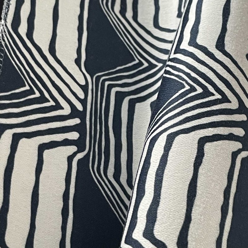 Tela Dunas navy azul Gastón y Daniela estampado geométrico 100% algodón tapicería decoración casa