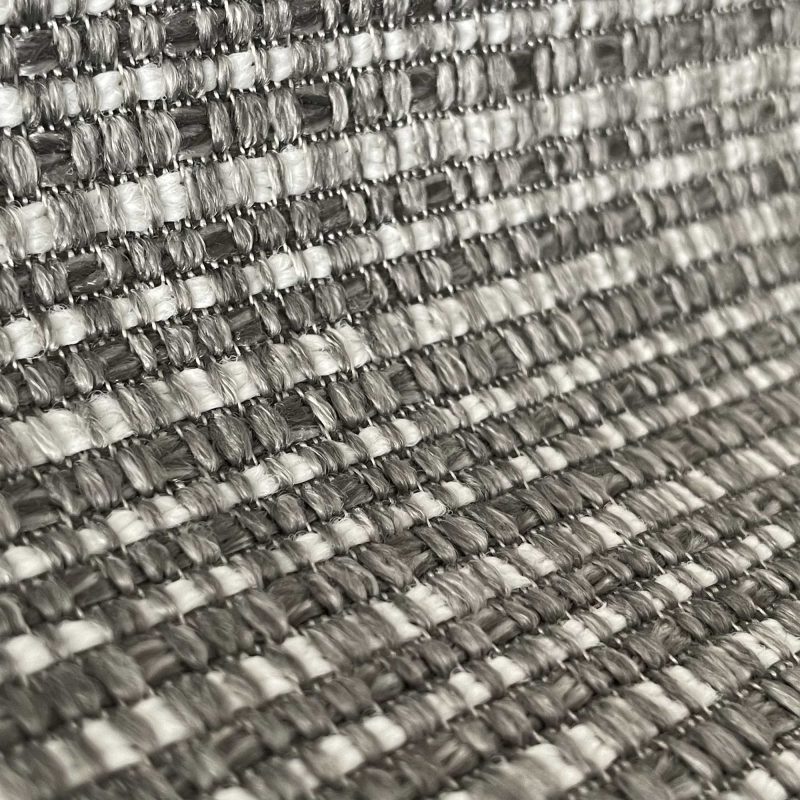 Tela Out gris Gastón y Daniela estampado jacquard falso liso outdoor tapicería decoración casa exterior