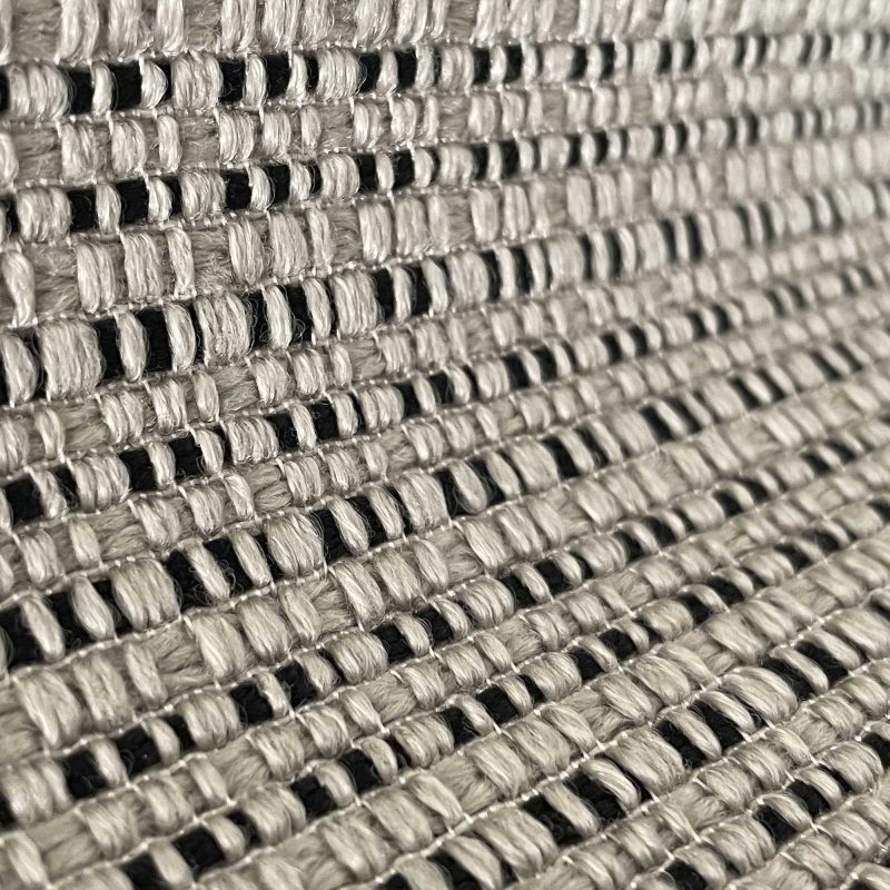 Tela Out lino negro Gastón y Daniela estampado jacquard falso liso outdoor tapicería decoración casa exterior