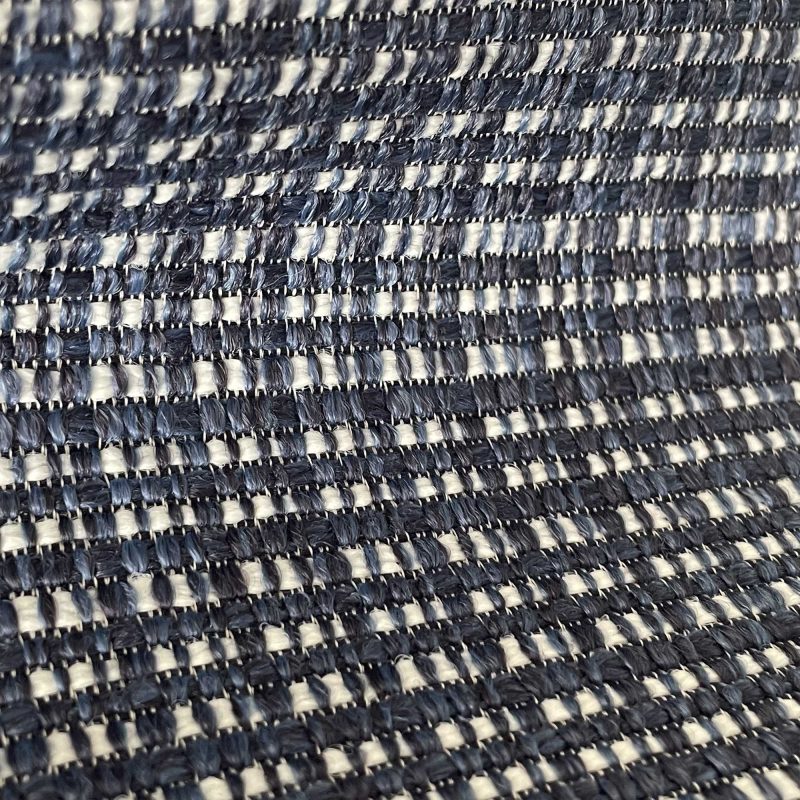 Tela Out navy azul Gastón y Daniela estampado jacquard falso liso outdoor tapicería decoración casa exterior